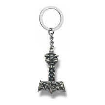 Viking Mitolojisi Thor Un Çekici Mjölnir Figürlü Unisex Anahtarlık Güç Ve Koruma Temalı Aksesuar