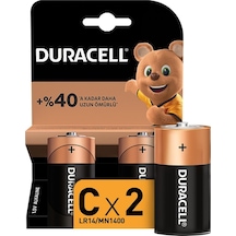 Duracell Alkalin C Orta Boy Pil (2'li)