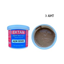Ektan Masif Ve Ahşap Tamir Macunu Açık Ceviz 220 Gr. - 3 Adet Açık Ceviz