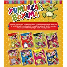 4e Boyama Kitabı Yumurcak Siyah Beyaz 64 Sayfa Karatay Yayınevi