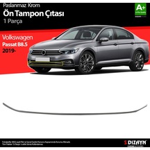 S-Dizayn  Volkswagen Passat B8.5 Krom Ön Tampon Çıtası 2019 ve Üzeri