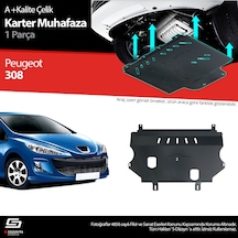 S-dizayn Peugeot 308 Çelik Karter Muhafaza Koruma 2007-2013 A+ Kalite