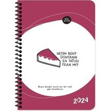 Hisli Şeyler 13 19,5 Haftalık Ajanda - Dünyanın En Tatlısı Renkli