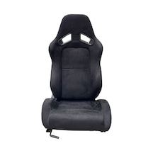 Spor Koltuk Alcantara Siyah Süet 1 Takım 2 Adet