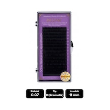Ocean 0.07d Dramatik Kıvrım 11 Mm Soft Eyelash Doğal İpek Kirpik 16'lı