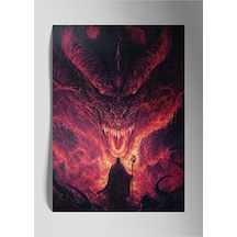 Dekoratif Metal Baskı - Diablo - Metal Poster Tablo