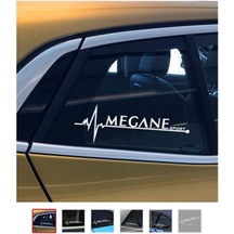 Megan Sport Oto Sticker 2 Adet Beyaz 20 7 Cm
