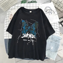 Adrift Y2k Unisex Harajuka Anime Retro Kawai Kuromi T-shirt Kod Rertr Tarzsokak 6744 Siyah
