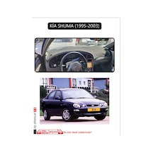 Kia Shuma 1995-2003torpido Koruma Halısı Siyah Kenar