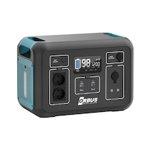 Orbus 1200w Taşınabilir Güç Kaynağı 1132wh Kapasiteli Güç İstasyonu