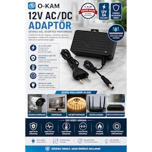 O-kam 12v 1.2a Outdor Kamera Adaptör Siyah - 913356649