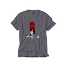 God Of War Kratos Logo Gri Tişört