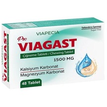 Viapecia Pro Viagast Çiğneme Tableti 48 Tablet