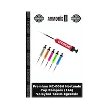 Premium Nc-006h Hortumlu Top Pompası 144 Voleybol Takım Egzersiz Çok Renkli