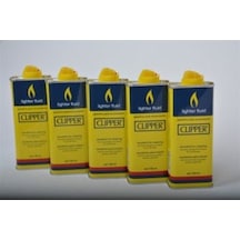 Clipper Benzin Çakmak Benzini 133 Ml x 5 Adet + 20 Li Zippo Taşı