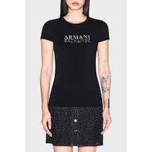 Armani Exchange Logolu Pamuklu Slim Fit Bisiklet Yaka T Shirt T Shirt Xw001837 Af16294 Uc001 Siyah