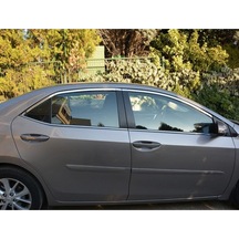 Toyota Corolla Uyumlu Cam Çıtası Krom 4 Kapı 2013 - 2018