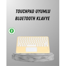 Bluetooth Klavye Kablosuz, Sessiz Tuşlu, Android İos Windows Uyumlu, Kompakt Taşınabilir Tasarım