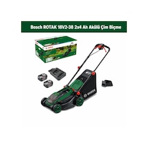 Bosch Rotak 18V2-38 2x4AH Akülü Çim Biçme Makinesi - 06008B9M00