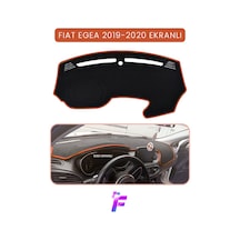 Fıat Egea 2019-2020 Ekranlı Uyumlu Torpido Örtüsü Çatlama Ve Isıya Karşı Tam Koruma Tb22