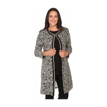 Ladies First Büyük Beden 2932 Siyah-Altın Ceket+Bady Ikili Takım