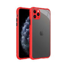 Ardemix Apple Uyumlu iPhone 11 Pro Max Kaff Kılıf-kırmızı Kirmizi
