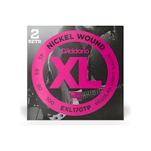 DADDARIO EXL170TP (2 SET) BAS GİTAR TEL SETİ , XL, 45-130,