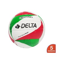 Delta Deltino Özel El Dikişli 5 Numara Voleybol Topu Açık Gri