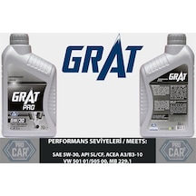 GRAT 605301 MOTOR YAĞI 1 LITRE 5W30 TAM SENTETIK API SL CF