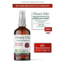 Flowy Oils Gül Suyu Cam Şişe 100 ML