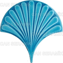 Can Seramik - 17x17 Cm. Kabartmalı Balık Pulu Seramik Karo N11.215