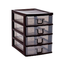 Mini 4 Çekmeceli Komidin Organizer Renkli
