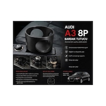 Audi A3 8p İçin Özel Tasarım Bardak Tutucu