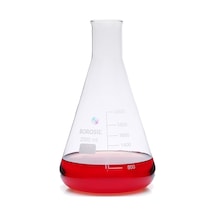 Cam Erlen Dereceli 2000 Ml Erlenmeyer Borosil
