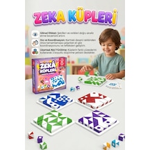 Kubix Zeka Küpleri 70 Oyun Kartı Ve 64 Küplü Akıl Ve Mantık Geliştirici Eğitici Zeka Oyun Seti
