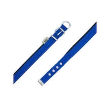Doggie Konfor Dokuma Sade Boyun Tasması Royalblue 2 x 35-40 CM Mavi