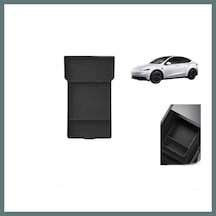 Ventra Tesla Model Y Juniper 2025+ Uyumlu Orta Konsol Düzenleyici Raf Saklama Kutusu Siyah Ventra