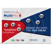 Mensis Pharma Nutramedica Multimix B Takviye Edici Gıda 30 Kapsül