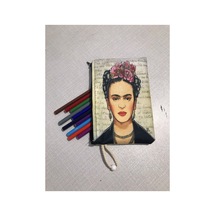 Özgür Kadın Desenli Tasarım Bez Kalemlik-cüzdan Diğer