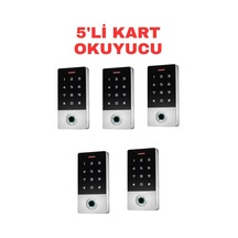 Sr-212 Em-w Parmak İzi Kart Okuyucu 125 Khz Ip68 Dokunmatik Şifreli Biyometrik Geçiş Kontrol Sistemi 10000 Kullanıcı 5 Adet