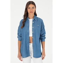 U.s. Polo Assn. Kadın Açık Mavi Gömlek Jean 50283538-dn0021 Açık Mavi