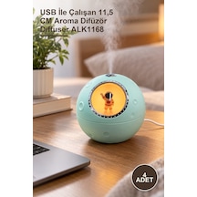 4 Adet Ledli Buhurdanlık Difüzörü Usb İle Çalışan 11,5 Cm Aroma Difüzör Diffuser Alk1168