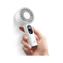 Güçlü Taşınabilir Fan, Güçlü El Fan, Usb Şarj Edilebilir 10h Maksimum Soğutma Süresi , Mini Ki
