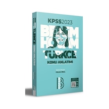2023 KPSS Türkçe Konu Anlatımı- Benim Hocam Yayınları