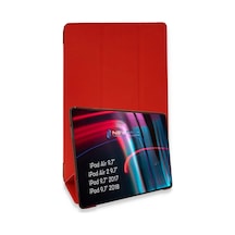 Apple iPad 5 Air 9.7 Kılıf Tablet Smart Kılıf - Kırmızı İtdark28780