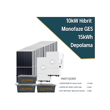 10kw Monofaze Hibrit Sistem 2