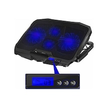 Laptop Cooler S-18 4 Fanlı Işıklı 17 Inç Uyumlu Laptop Sogutucu