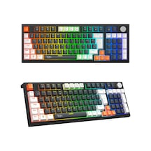 Rgb Kablolu Mekanik Oyuncu Klavyesi Mavi Switch Gasket Yapı Rgb Gaming Kablolu Klavye, Gaming Keyboard Rgb Gameagle Numpadli Full
