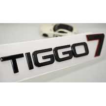 Dk Tuning Chery Tiggo 7 Bagaj Kırmızı Siyah Abs Yazı Logo Amblem Bagaj Arma
