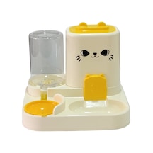 Senye Kedi Şekilli Mama Ve Su Kabı